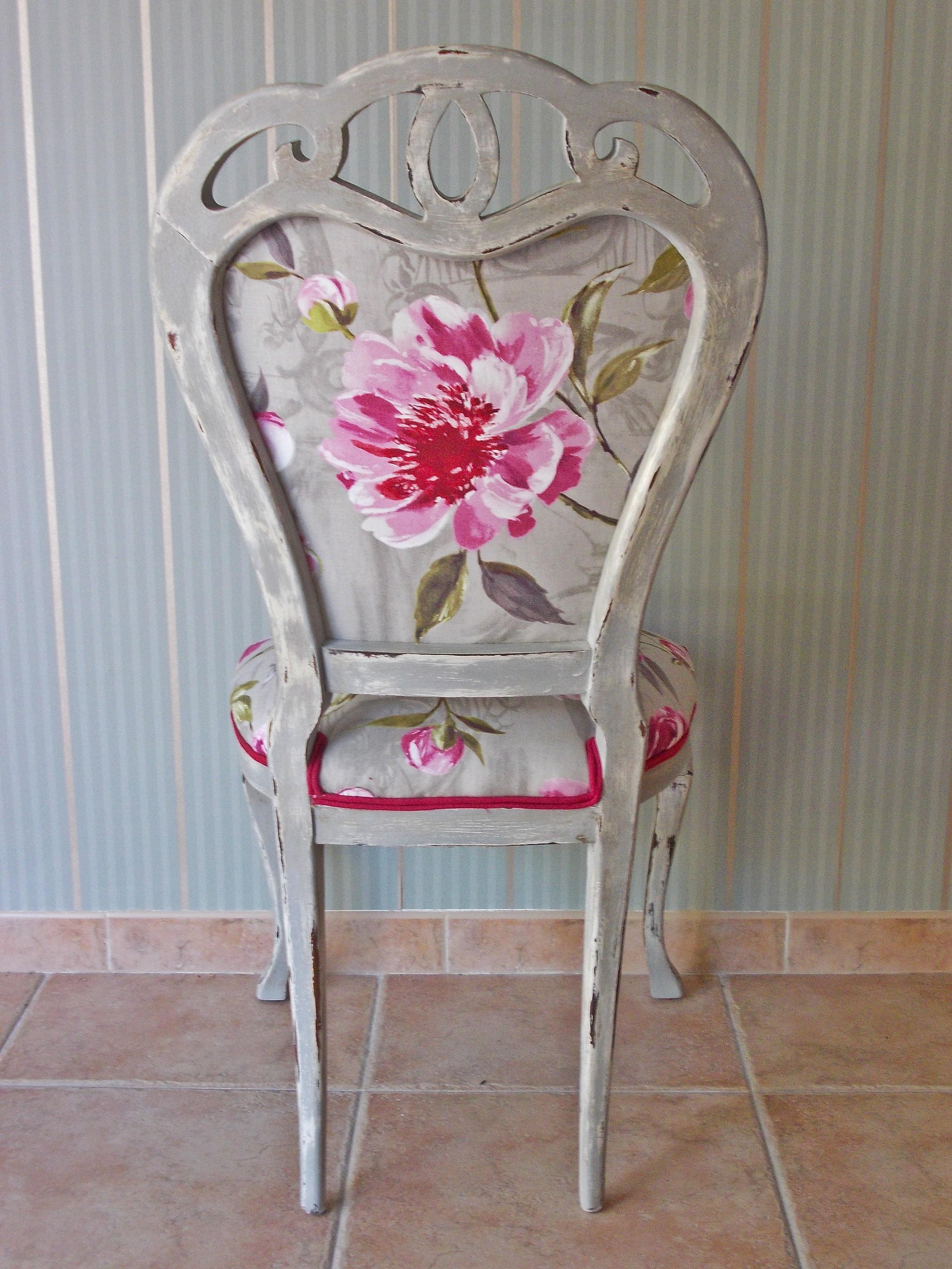 Silla vintage en gris Bohemian and chic